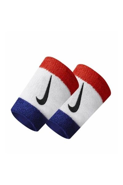 Nike Swoosh Doublewide Wristbands 2 Pk Kırmızı Bilek Bandı N.000.1586.620