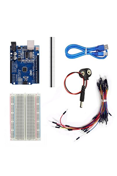 Genel Markalar Elektronik Başlangıç Seti Arduino Uno R3 Starter Kit 70 Parça