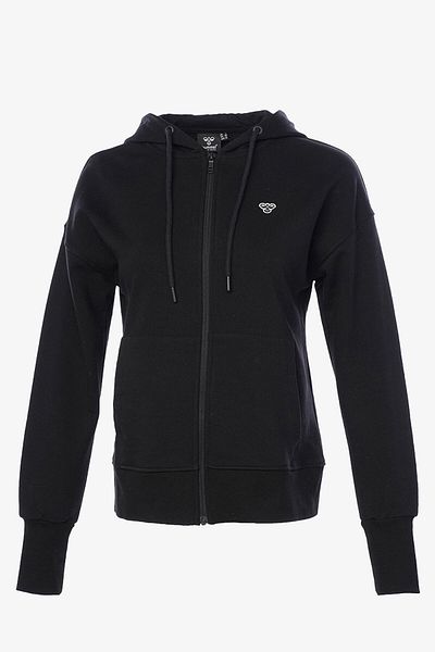hummel Γυναικείο φούτερ Hmlt-ıc Icona Zip Hoodie 921774 -2001 Μαύρο