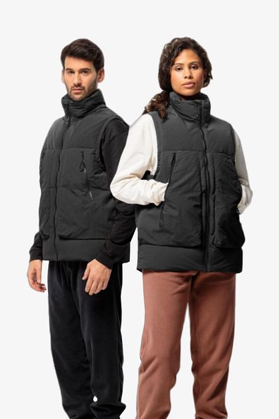 Jack Wolfskin Dellbrueck Unisex Gray Vest1207621-6502