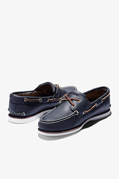 Timberland Erkek Mavi Tekne Ayakkabısı Tb0740364841