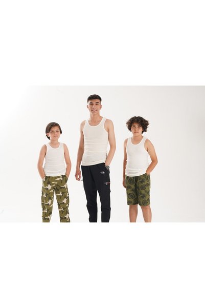 Cosy Club Shop Men's Slim Fit Rib Knit Tank top Top, White, Single Pack, 95% Cotton