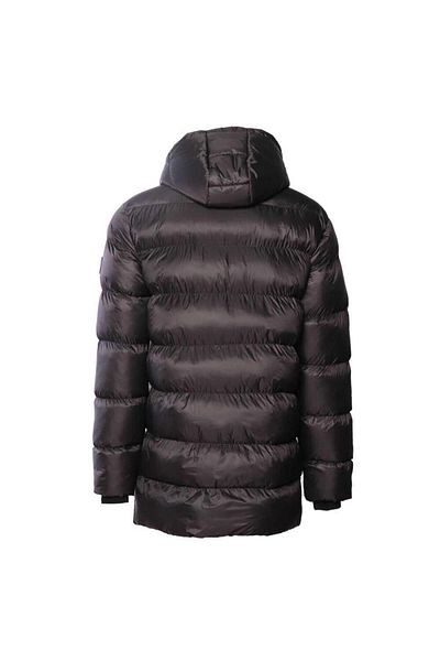 hummel Ανδρικό παλτό με μαύρη κουκούλα Eston