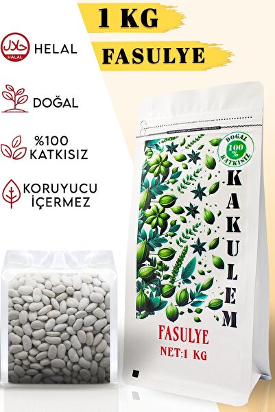 Kakulem SERTİFİKALI İri Boy Haşlamalık Yemeklik Kuru Fasulye 1 KG