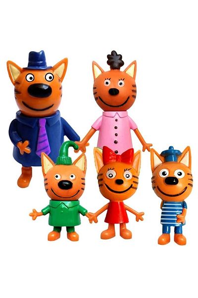 Kumik Kid E Cats 5-Piece Figure Toy