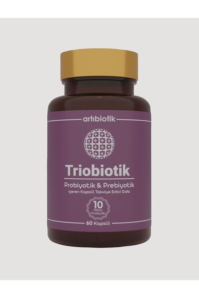 Artıbiotik Doğadan Bizim Triobiotik 60 Kapsül