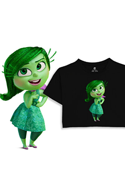 EZ Design Reverse Face Printed Crop T-Shirt