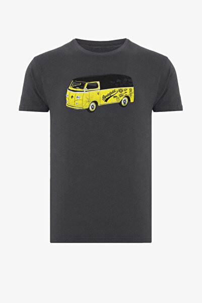 ROUTEFIELD Ανδρικό μπλουζάκι Anthracite Tommy - Rftommy23-23292