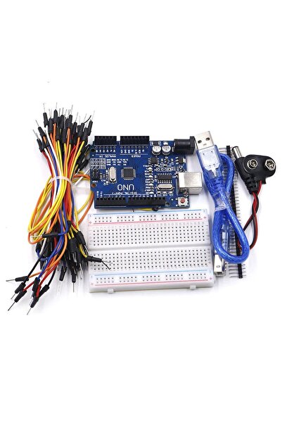 Genel Markalar Elektronik Başlangıç Seti Arduino Uno R3 Starter Kit 70 Parça