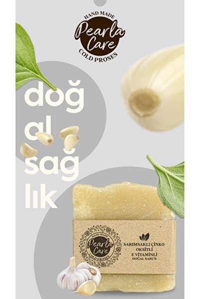 pearla Doğal Sarımsaklı Çinko Oksitli E Vitaminli Sabun (135 GR.)