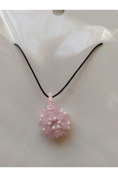 Sam Cevşen Necklace - String / Handcrafted Crystal Bead Knitted /