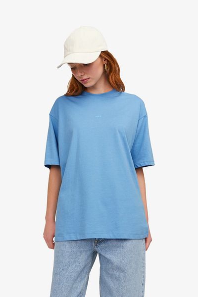 JJXX Tricou albastru pentru femei Jxandrea 12205777 -albastru argintiu