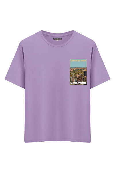 Mounte Bianca Unisex Njujork - Oversize kroj T-shirt