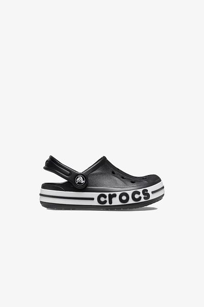 Crocs Black Bayaband Clog K Kids Slippers -207019-001