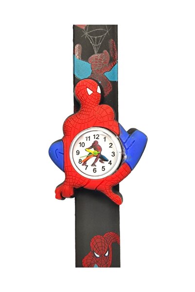 ZAVİRA Spiderman Örümcek Adam Çocuk Saati Karikatürlü