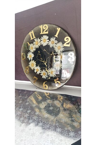 Aksesuar Epoksi saat papatyalı