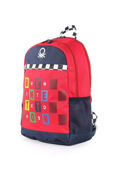 United Colors of Benetton Beneton School Bag 03766 - Red