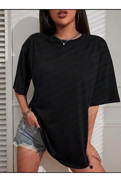 Medinenur Γυναικείο μπλουζάκι - Τυπωμένο 'Do What Makes You Happy'