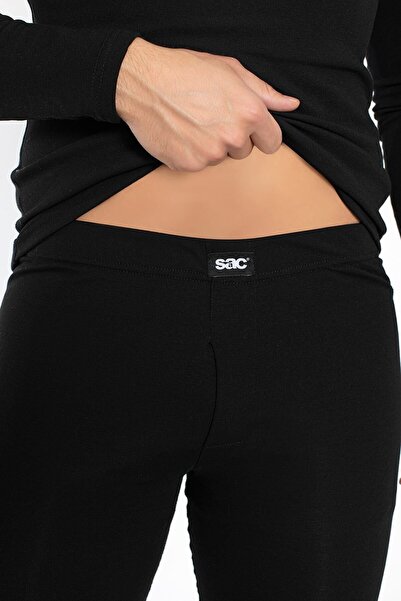 saac Men's Black Thermal Underwear Set - 580