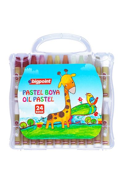 Bigpoint 24 Colors Pastel Paint - Transparent Bag