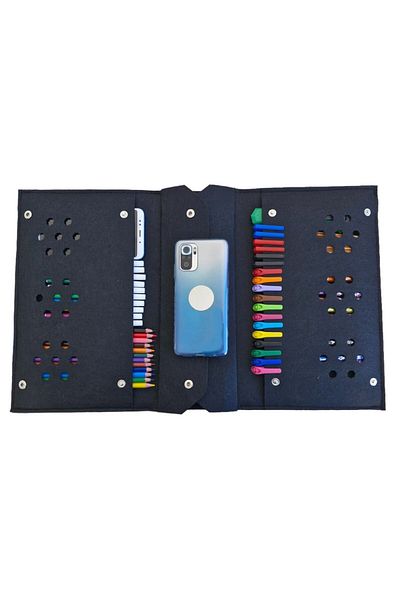Next Craft Picture Folder - Pen Holder and Tablet Paint Book Organizer Bag