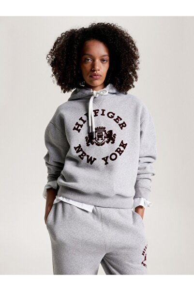 Tommy Hilfiger REG VARSITY FLOCK HOODIE