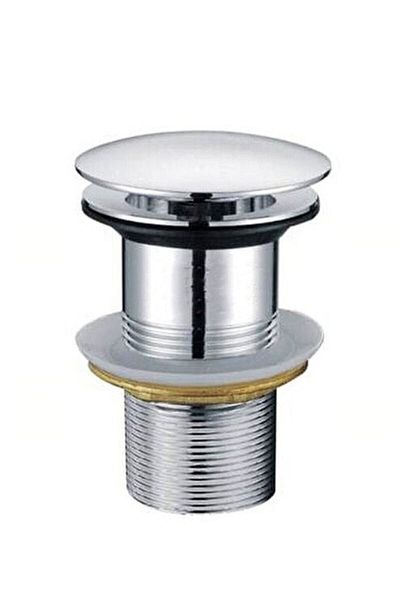 Paslanmaz Pop-up Complete Chrome Flush Head Push-Push Chrome Sink Plug