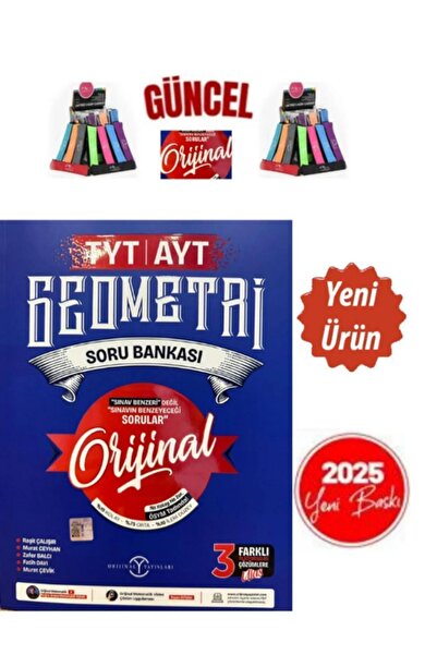 Orjinal Tyt Ayt Matematik Geometri Soru Bankası Seti 3 Kitap Yeni 2024