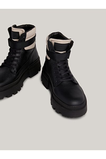 Tommy Hilfiger TH ELEVATED CHUNKY LTH BKLE BOOT