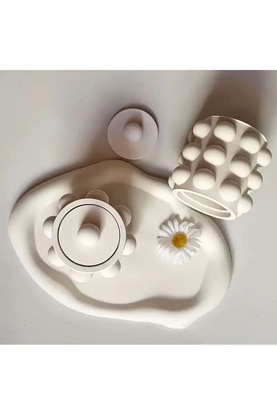Minima Art Studio Bubble Double Jar Set