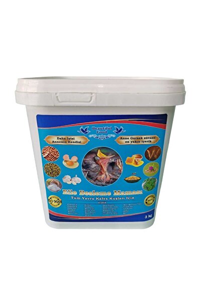 MALATYAYEM Beautiful Food Yavru Kuş Organik Elle Besleme Maması 3 Kg