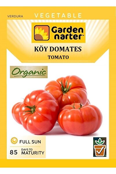 GARDEN NARTER Köy Domates Tohumu Doğal Organik Marmande Domates Tohumu Pakett...