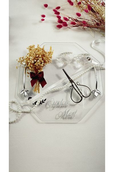 Basic Creation Simple and Stylish Luxury Elegant Pearl Promise Tray