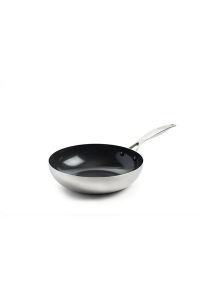 Greenpan Cc004781-001 Geneva 3ply 28 Cm Wok Pan