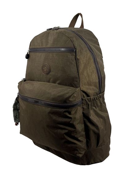 çantavizyon Unisex καφέ σχολικό σακίδιο πλάτης - αδιάβροχο τσακισμένο ύφασμα, Γυμνάσιο Λυκείου Κολέγιο