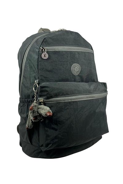 çantavizyon Σχολικό σακίδιο πλάτης Unisex Grey Anthracite - Crinkle αδιάβροχο ύφασμα, Γυμνάσιο Λυκείου Κολέγιο