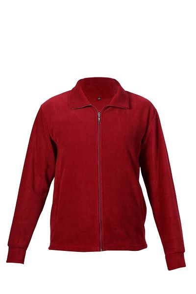 GÜN&AY TEKSTİL Unisex Claret Red Fleece Coat