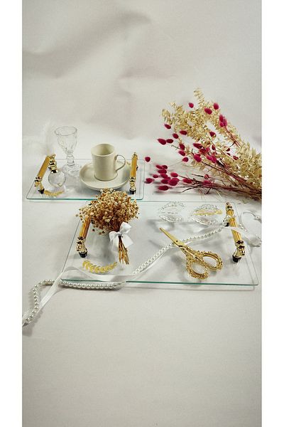 Basic Creation Σετ δίσκου Pearl Luxury Elegant Simple Stylish