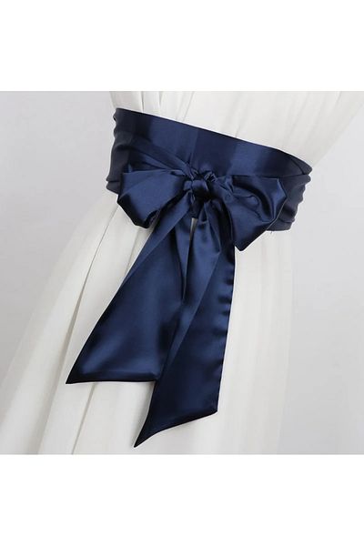 LO ADORO Satin Scarf Belt - Stylish and Comfortable