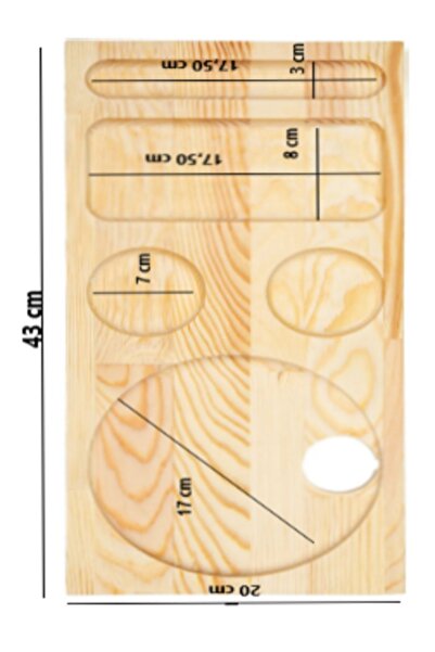 AR&MA WOOD Ahşap Otel Ikram Tepsisi, Otel Tipi Sunum Tepsisi, Kettle Sunum, Ketıl Sunum 10 adet