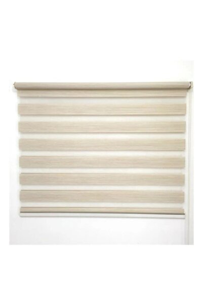 Taç Rüyaper Krem Bambu Zebra Perde