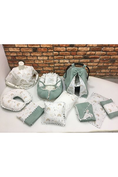 BUSEBABYHOME Çok Amaçlı Babynest , Puset Örtüsü , Alt Açma Ve Battaniye, Nevr...