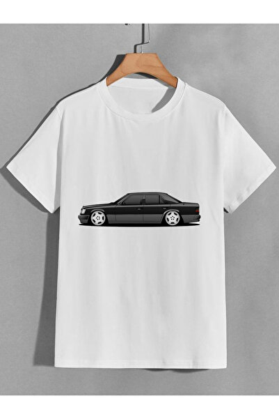 BBS MERCEDES W124 TUTKUNLARINA ÖZEL BEYAZ POLYESTER TİŞÖRT