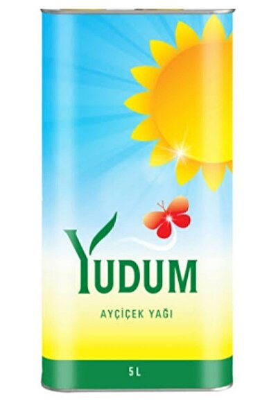 Yudum Ayçiçek Yağı Teneke 5 Lt