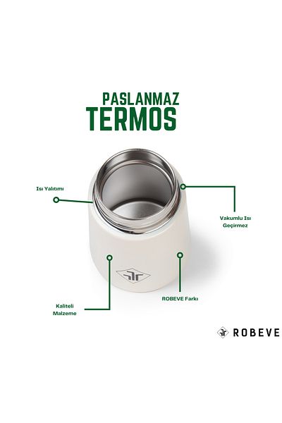 ROBEVE 280ml Stainless Steel Baby Food Storage Thermos