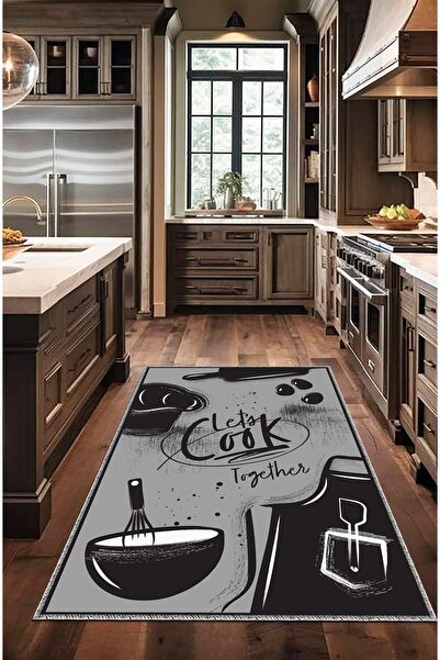 Artızon Kaydırmaz Tabanlı Renkli Dekoratif Modern Vintage Retro Tasarım Mutfa...