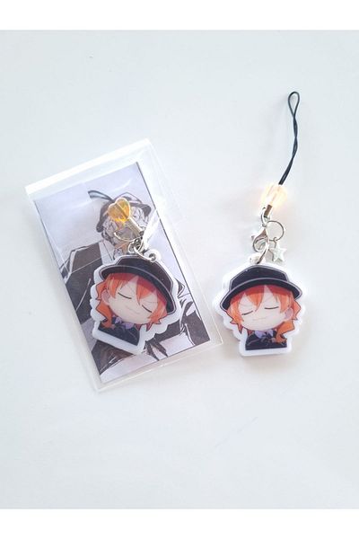 Yenaplanner Στολίδι για λουράκι τηλεφώνου/τσάντα Bungou Stray Dogs Chuuya