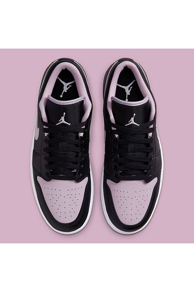 Nike Air Jordan 1 Low SE Black Iced Lilac Purple...
