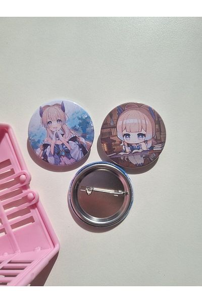 Yenaplanner Genshin Impact Kokomi Bag Ornament/Badge Set
