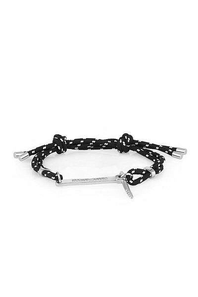 Daniel Klein Dkj.4.2182.1 Black Men's Bracelet - Fabric